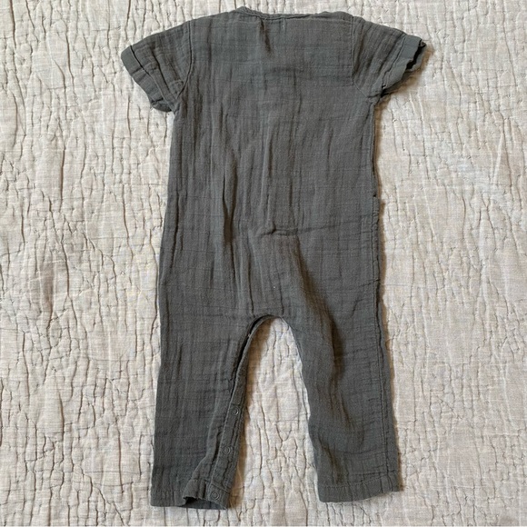 Jamie Kay Organic Cotton Juniper Muslin Romper - Picture 2 of 4
